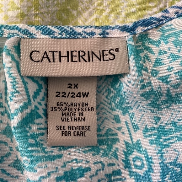 Catherines 2X shirt blue lightweight - Picture 11 of 11